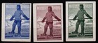 6 Vintage German Poster Stamps Winter In Bavaria  Erich Erler  0630