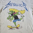 Metallica Skater T Shirt Rare 2017 T-shirt From Popup Show London Sz M