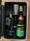 Portable Bar  Vintage Executair 101 Ever-wear Trav-l-bar  11 Piece Set