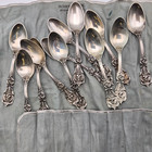 Lot 12 Reed   Barton Francis I Sterling Silver Teaspoons  416 7grams No Monogram