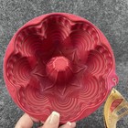 Jello Mold Red Plastic 8    Ring Holiday Gelatin Fruit Salad W recipe Nostalgia