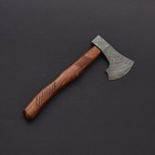 Custom Handforged Damascus Steel Tomahawk Axe  Hatchet