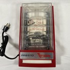 Presto Hot Dogger Electric Hot Dog Cooker Red Vintage 1970 W Instruction Manual