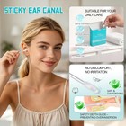 144 Pcs Sticky Ear Cleaning Sticks And 200 Pcs Double-ended Cotton Swabs