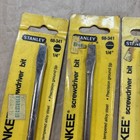 Lot Of Three Nos Stanley Yankee Screwdriver Bits 68-341 1 4   
