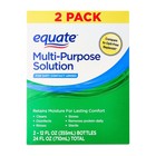 Equate Multi-purpose Contact Lens Solution Opti-free Repleni  24 Fl Oz  2 Pack 