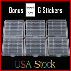 6 Pcs Aa Aaa Cell Battery Storage Case Holder Organizer Box With Charge Reminder
