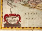 Greece 1694 Philipp Cluverius Antique Engraved Map 17th Century
