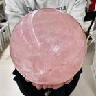 11 66lb Large Natural Pink Rose Quartz Crystal Sphere Ball Healing Reiki