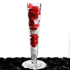 12 Pcs 20  Tall Trumpet Clear Glass Vases Party Wedding Centerpieces Wholesale