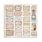 Stamperia 12  X 12  10 Double Faced Scrapbooking Papers Vintage Library New