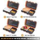 Orange Digital Pocket Scale 200g X 0 01g Jewelry Gold Gram Herb Karat Weight