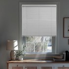Cordless Mini Blinds  1 Inch Vinyl Window Blinds  Room Darkening   Privacy  E   