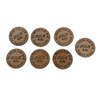 Vintage Wooden Nickel Tokens Flagstaff Az July 4th Pow Wow Native American Lot 7