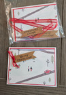 Stampin Up Card Kit -winter Landscape Merry Christmas Card Kit Makes 4  xs-324