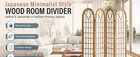 4 Panel Japanese Room Divider And Folding  Screen  Shoji Screen