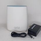 Netgear Orbi Model Rbr20 Router White Satellite Home Mesh Wifi Tri-band