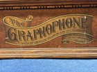 Columbia At Ornate Case Orig  Graphophone Cyl  Mechanism Works No Crank No Horn