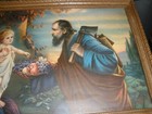 Framed Picture Vintage Art Print The Holy Family Giovanni Jesus Joseph Mary