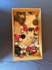 Vintage Sewing Supplies Needles buttons snaps In 2 Vintage Boxes