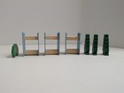Lot Of 3 Thomas The Tank   Friends Wooden Train Elevated Track Risers   3 Trees