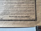 Antique Oak Cliff Dallas Land And Loan Company Poster Flyer 1890