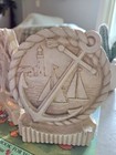 Vintage Bookends Nautical Wheel Anchor Very Rare