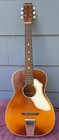 Vintage 1960 s Airline Acoustic Parlor Guitar Usa Made Harmony Project W Case