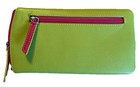 Ili Genuine Leather Eyeglass Case With Frame Graphic In Pear indian Pink