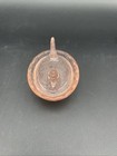 Pink Glass Mini Hen On Nest Chicken Salt Dish Hon