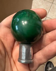 Rare Stanton Ale Green Swirl Beer Ball Tap Knob Stanton Brewing Troy Ny New York
