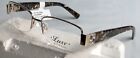 New Luxe Eyewear Swarovski Crystal Wl0342 Brown Eyeglasses Frames 54-17-135  124