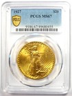 1927 Saint Gaudens Gold Double Eagle  20 - Pcgs Ms67  gem Bu  -  15 000 Value