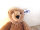 Vintage Steiff Teddy Bear  Beigy Brown West Germany 7  0156 18 Button tag