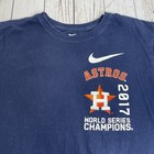 Mens Houston Astros Nike Navy Blue 2017 World Series Graphic T Shirt Mens Medium