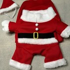 New Santa Dog Outfit Costume Hat Nwot Small medium Holiday Christmas