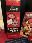 Vintage Lily Speed-o-weave Art 717 Adjustable Metal Loom Frame With Instructions