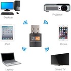 Mini Dual Band 600mbps Usb Wifi Wireless Adapter Network Card 2 4 5ghz 802 11 Ac