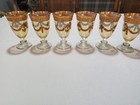 Arte Italica Vetro Gold Wine Glass Very Good Condition 
