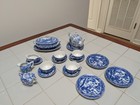 Children s Vintage Blue Willow 22 Piece Tea Set Made In Japan