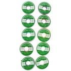 Dental Orthodontic Elastic Ultra Power Chain Short Type 10 Colors 10 Rolls set
