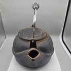 Antique Cast Iron Pot Belly Kettle Traditional Cabin Fireplace Camping Large 