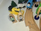Thomas   Friends Railway Lot Of  Trains W  Buildings   Tracks Signs   People