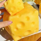 1pc Giant Cheese Squishy Fidget Toy Extra Large Slow Rebound Stress Ball