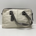 Coach Gray White Vintage Shoulder Bag