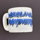 Vtg Nfl Carolina Panthers Football Ceramic Mini Mug Cup  1 25 Tall