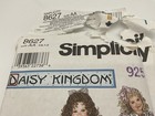 Daisy Kingdom Pattern 8627 Simplicity Girls Dress Vtg Uncut Size Aa 1 2  1  2