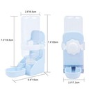 2 Pack 17oz Rabbit Water Bottle No Drip     Hanging Automatic Cage Dispenser Fo   