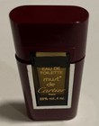 Vintage Must De Cartier Eau De Toilette Miniature Perfume Bottle 1990s Paris 4ml
