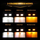 Auxbeam 4  Inch Led Pods Work Light Bar Spot Beam Driving Offroad Suv Atv Truck
